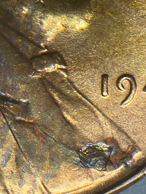 Lincoln-Wheat-Cent-1948--Major-Die-Crack-+-Lamination-Problem